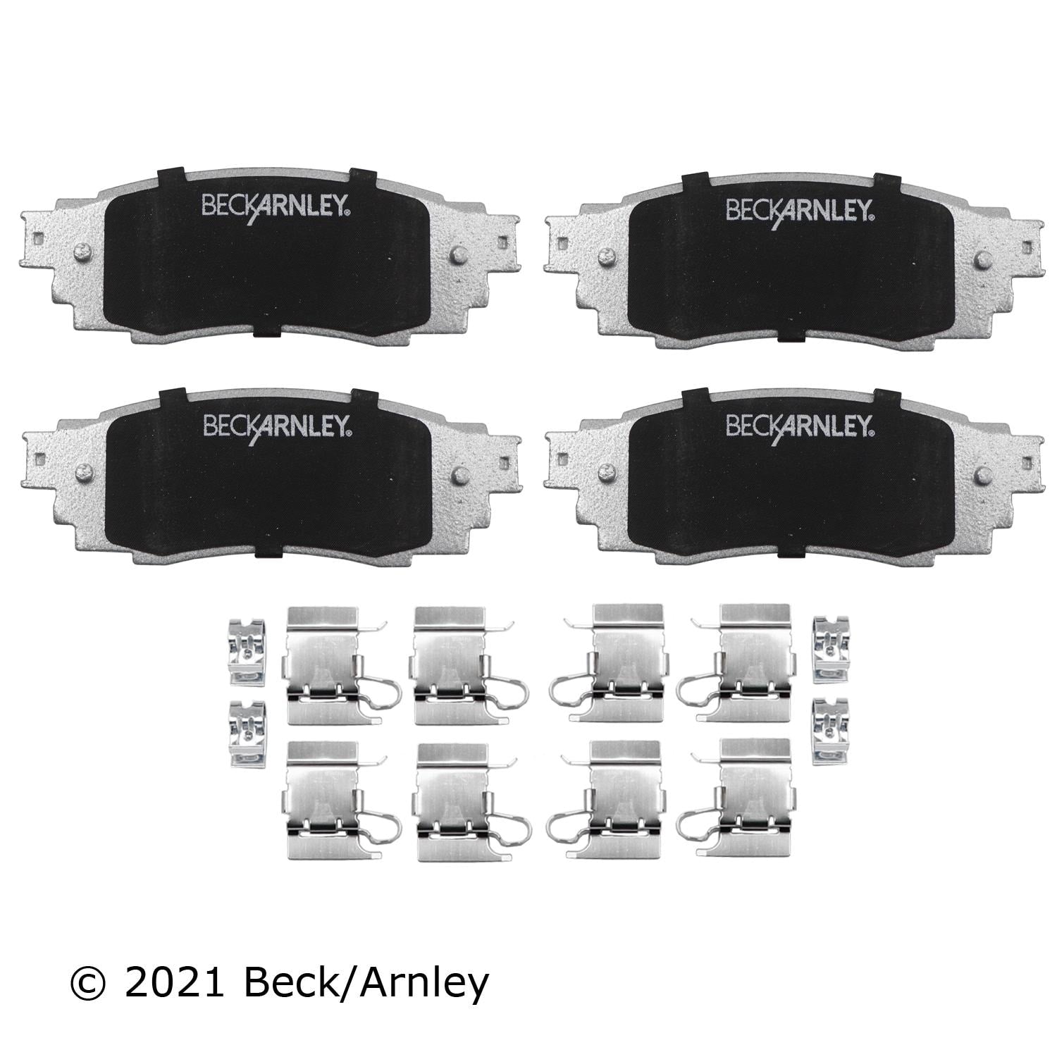 Beck / Arnley Semi - Metallic Disc Brake Pad Set 085-7114