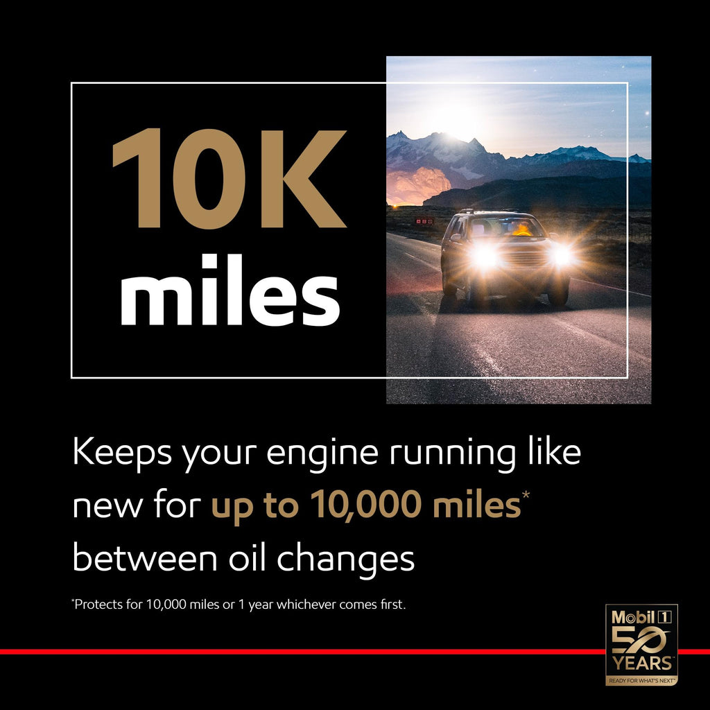 Mobil 1 High Mileage Full Synthetic Engine Oil 5W-30 1 Quart