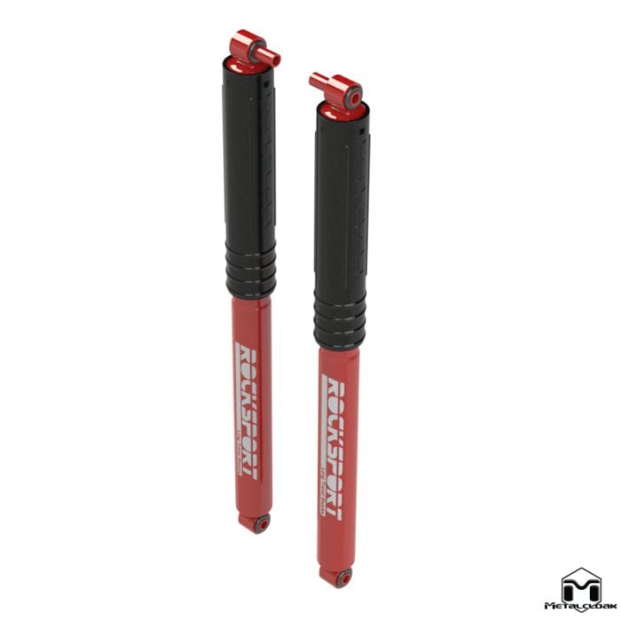RockSport RED Long(er) Travel Shocks, JL Wrangler, Rear, Pair