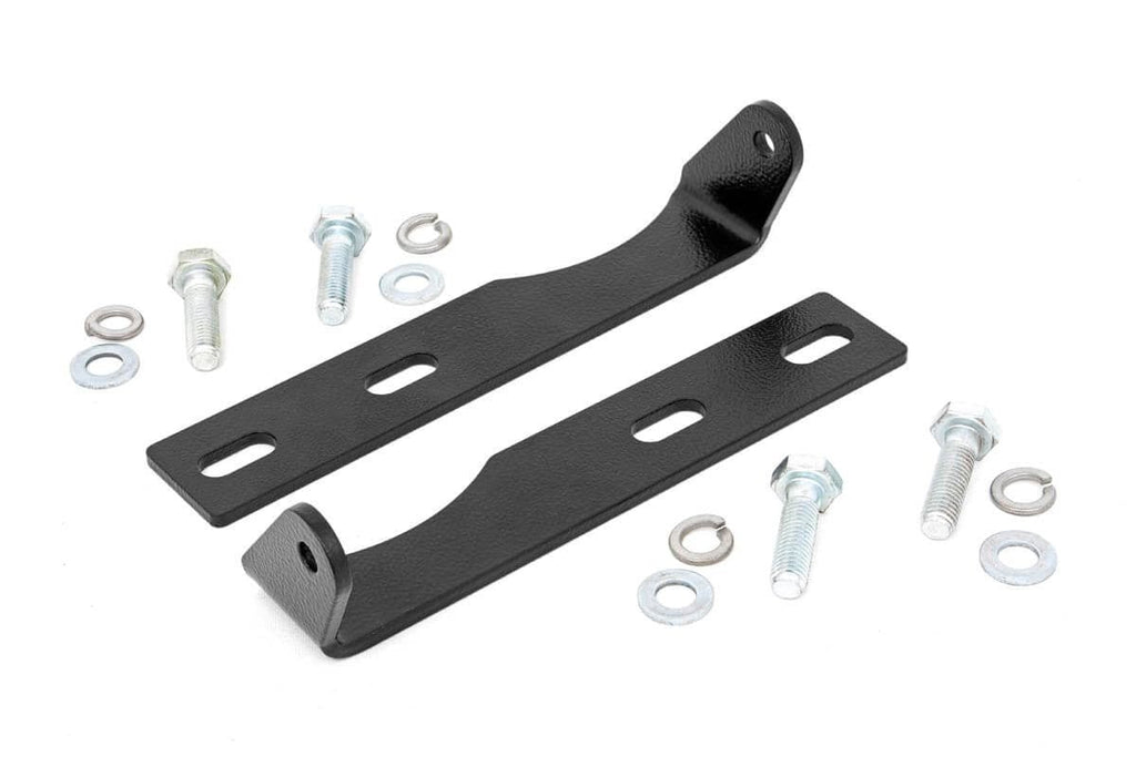 LED Light Kit | Bumper Mount | 20" Black Dual Row | White DRL | Jeep Grand Cherokee WK2 (11-20)
