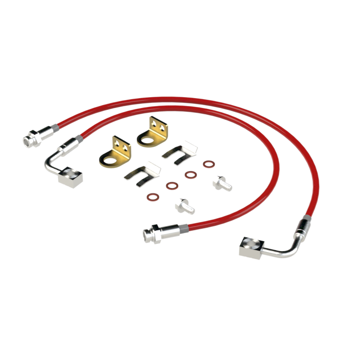 JT Gladiator Rear Replacement Brake Lines, 24.5"