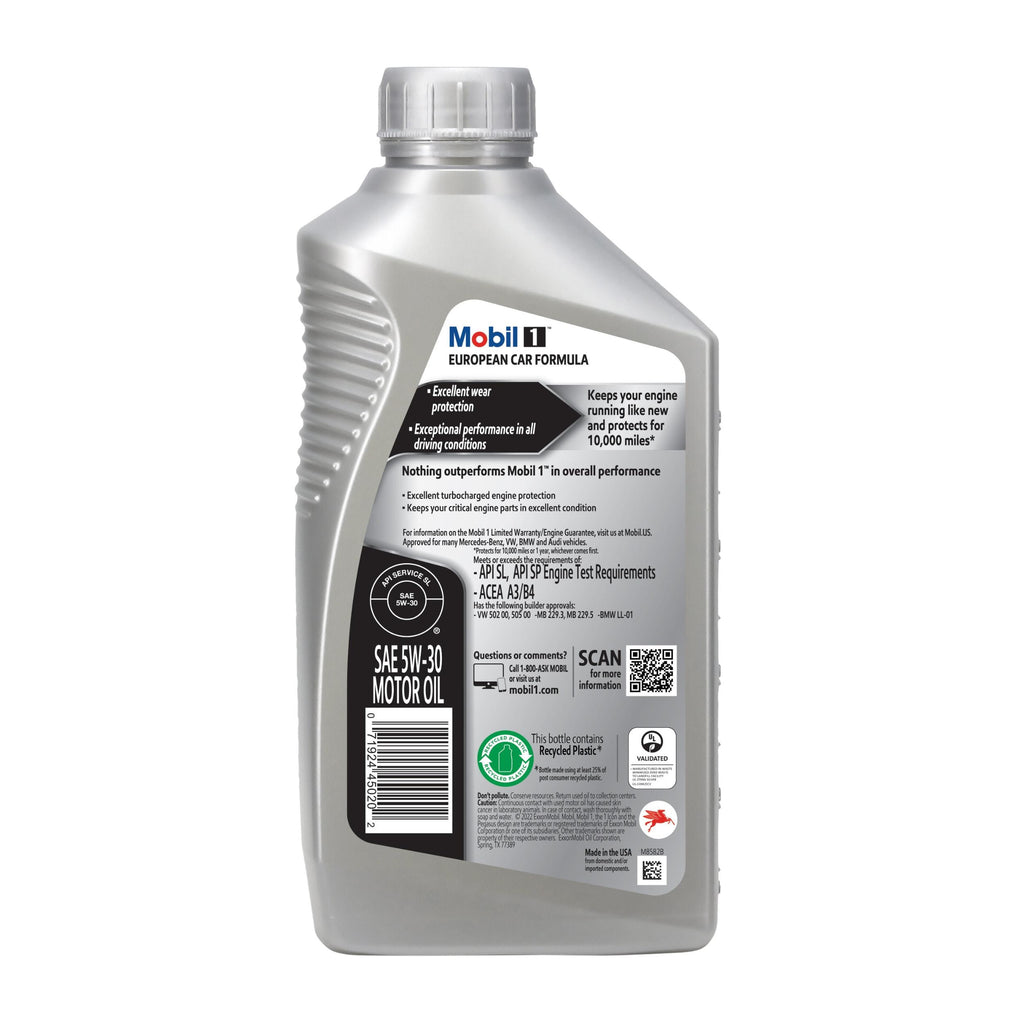 Mobil 1 Full Synthetic Engine Oil 5W-30 1 Quart