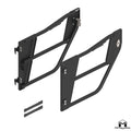 Aluminum Open Frame Tube Doors, JL & JT, Rear, Pair