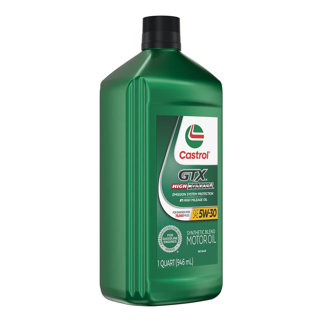 Castrol GTX High Mileage Synthetic Blend Engine Oil 5W-30 1 Quart