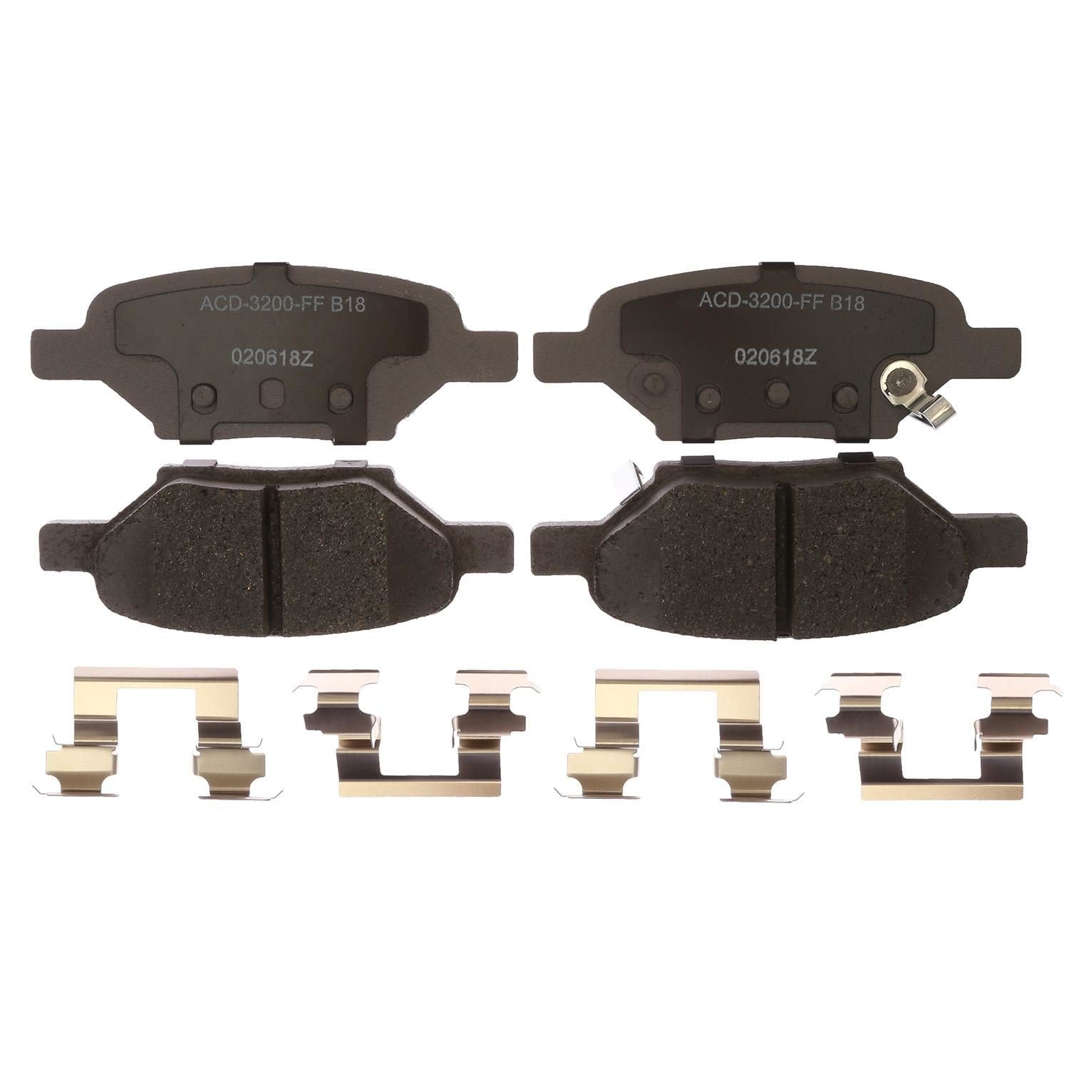 Silver Ceramic Disc Brake Pad Set 14D1033CHF1