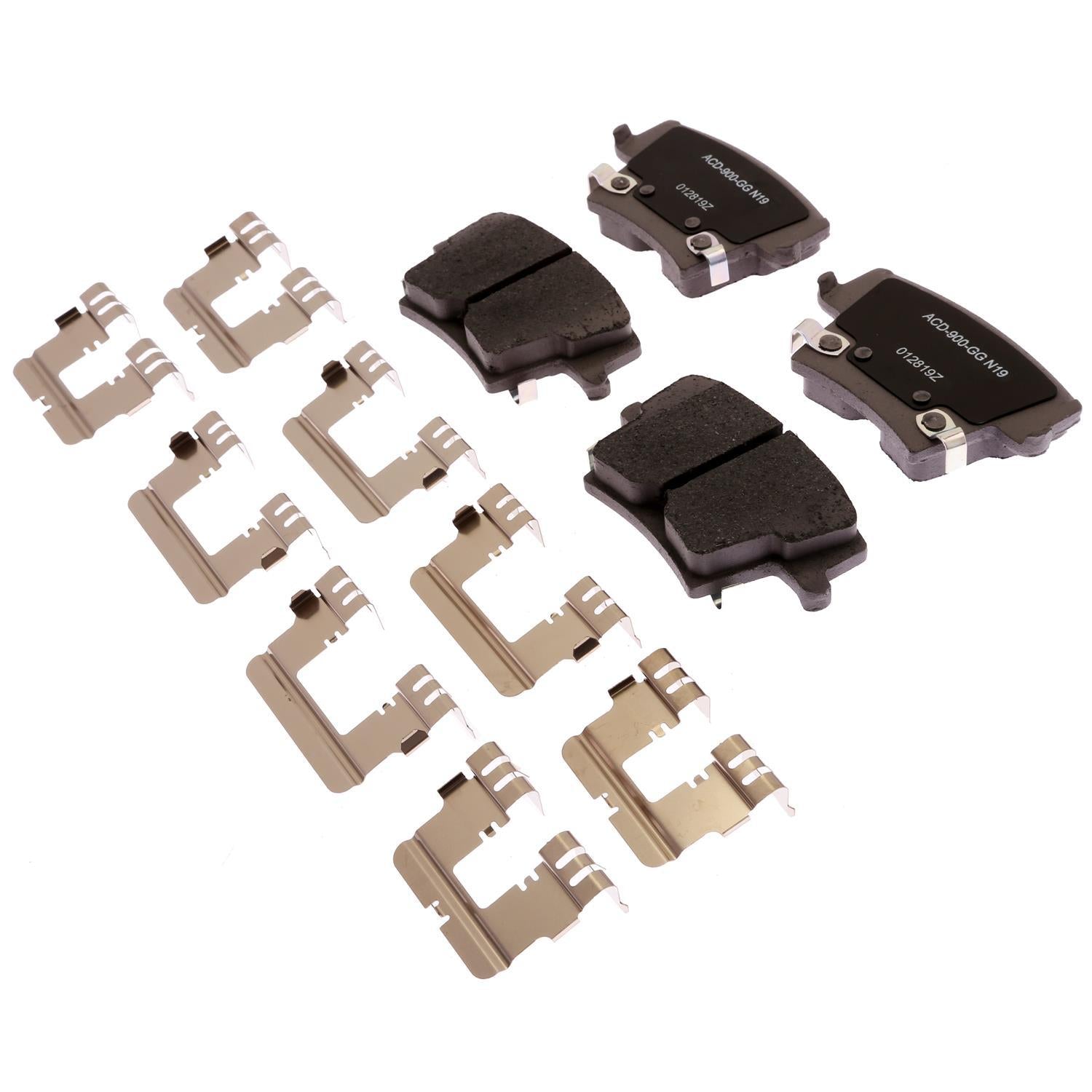 Silver Ceramic Disc Brake Pad Set 14D1057CHF1