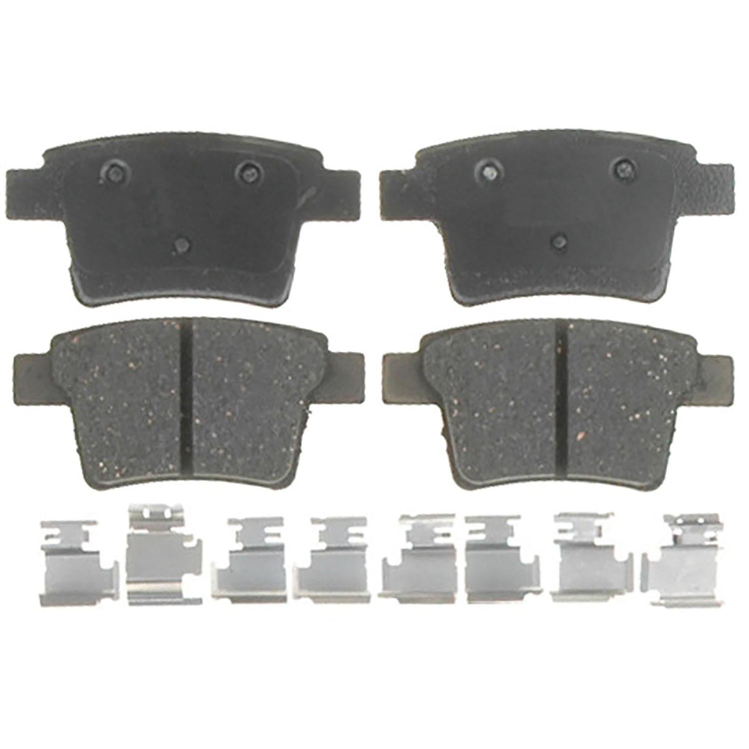 Silver Ceramic Disc Brake Pad Set 14D1071CH