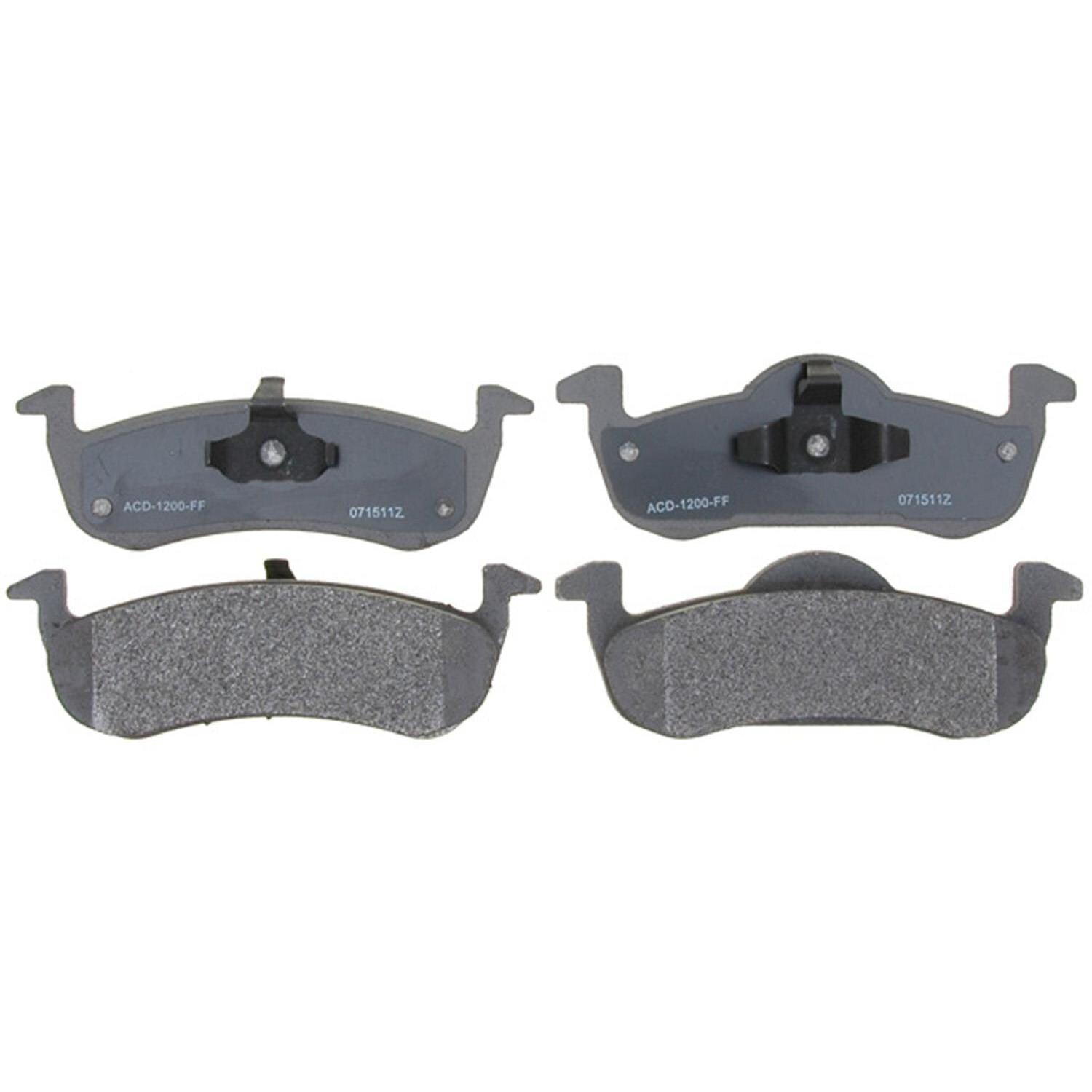 Silver Semi-Metallic Disc Brake Pad Set 14D1279M