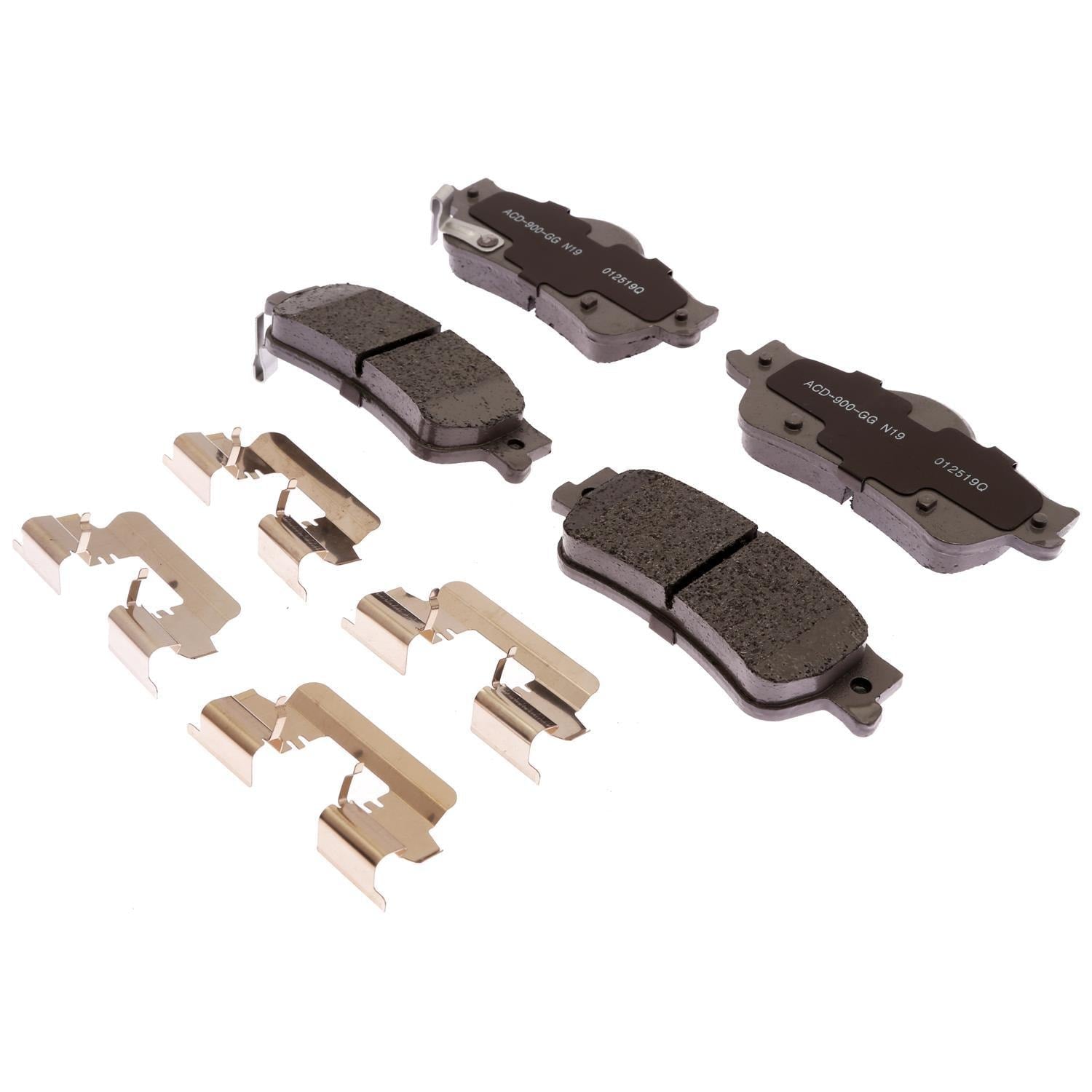 Silver Ceramic Disc Brake Pad Set 14D1352CHF1