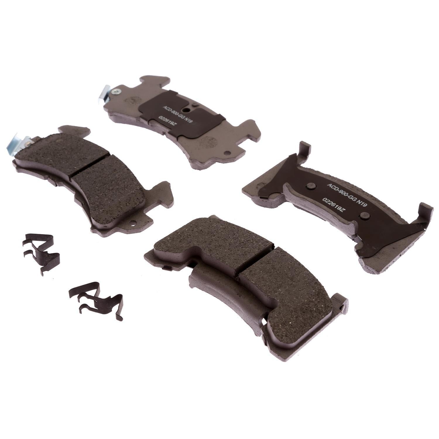 Silver Ceramic Disc Brake Pad Set 14D154CHF1