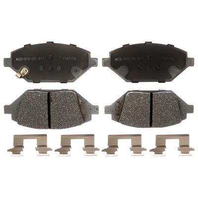 Silver Ceramic Disc Brake Pad Set 14D1864CH
