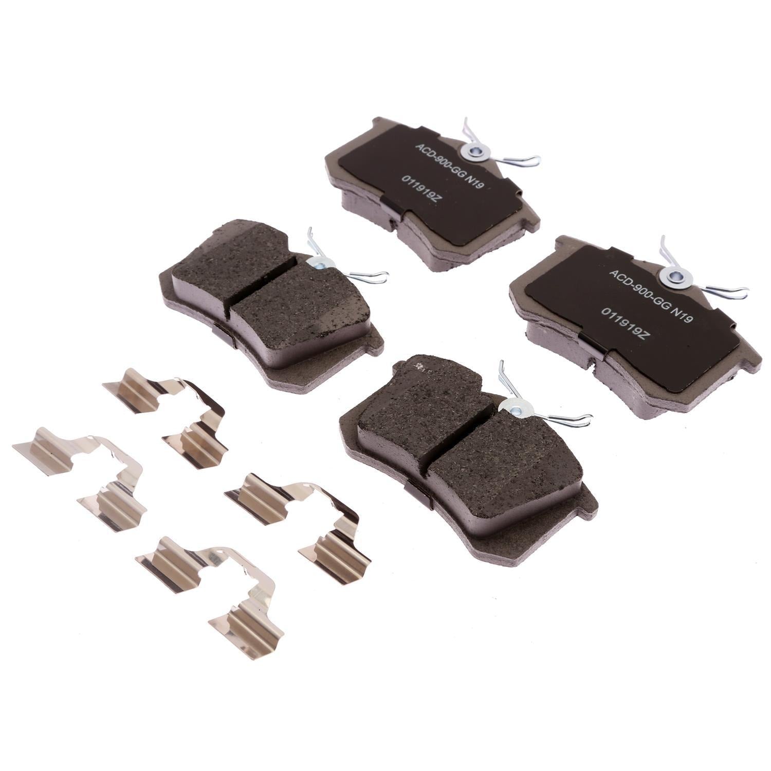 Silver Ceramic Disc Brake Pad Set 14D340ACHF1