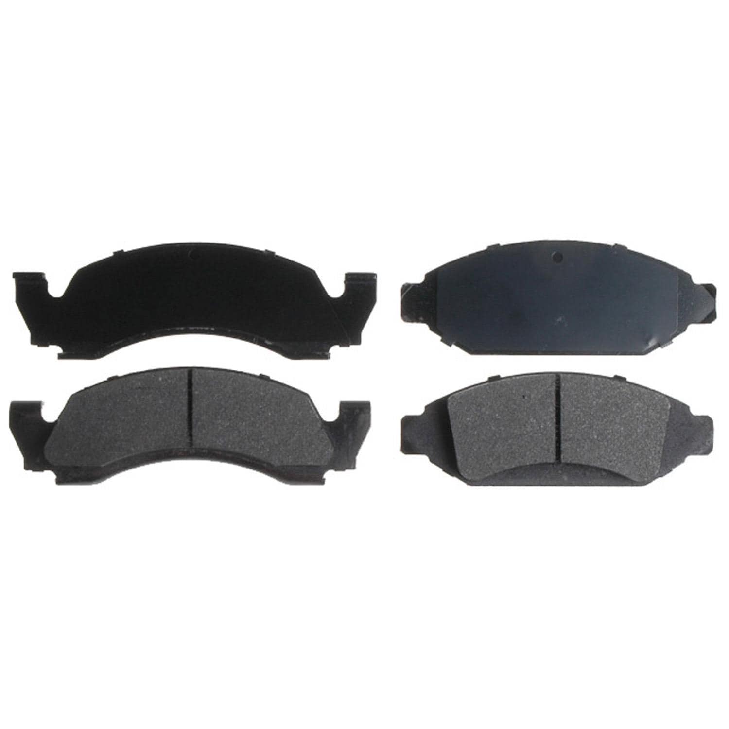 Silver Semi-Metallic Disc Brake Pad Set 14D375MX
