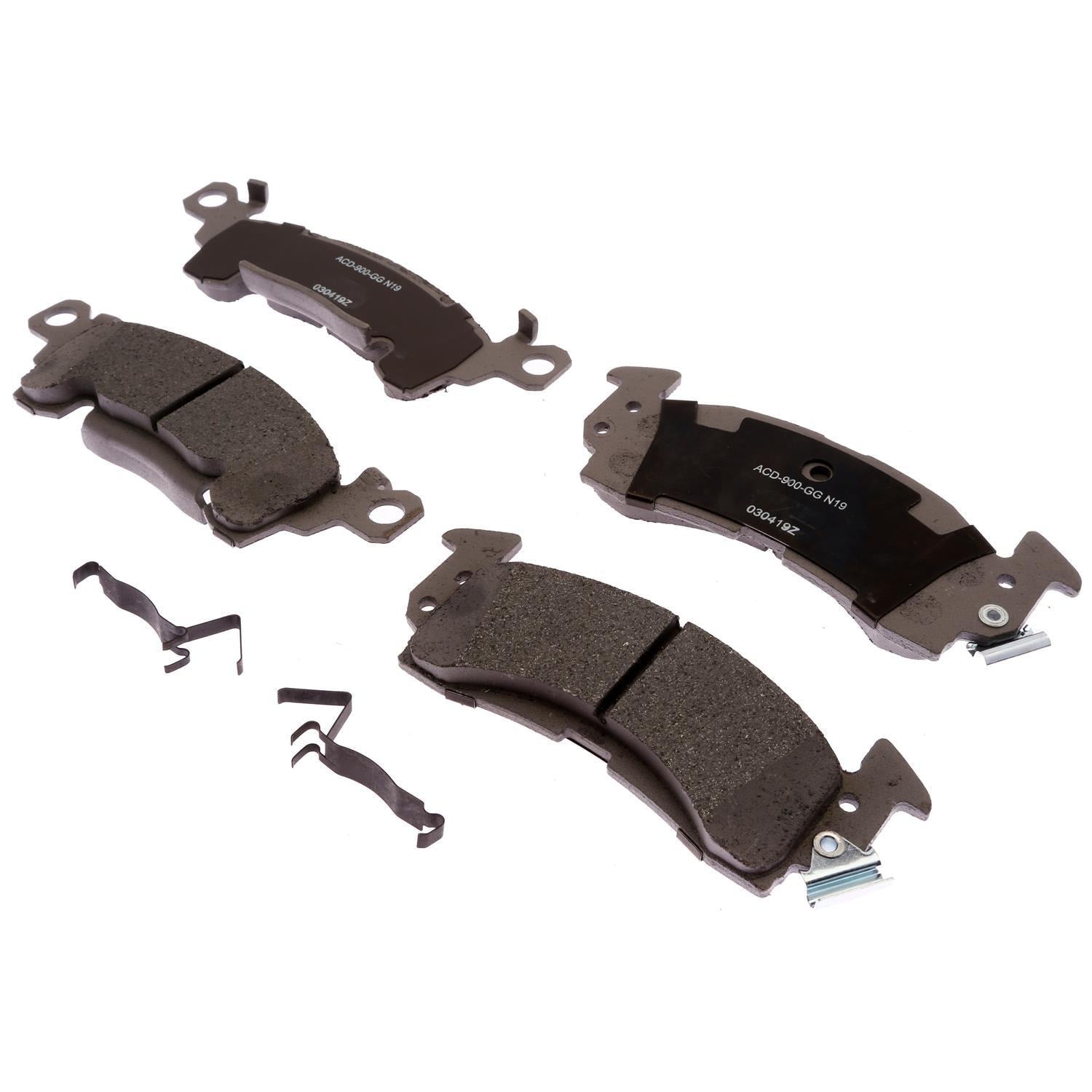 Silver Ceramic Disc Brake Pad Set 14D52CHF1