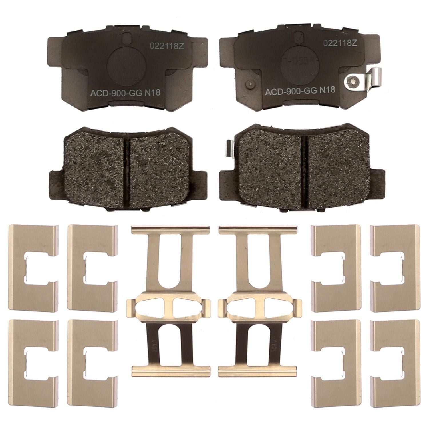 Silver Ceramic OEM Brake Pads 14D536CHF1