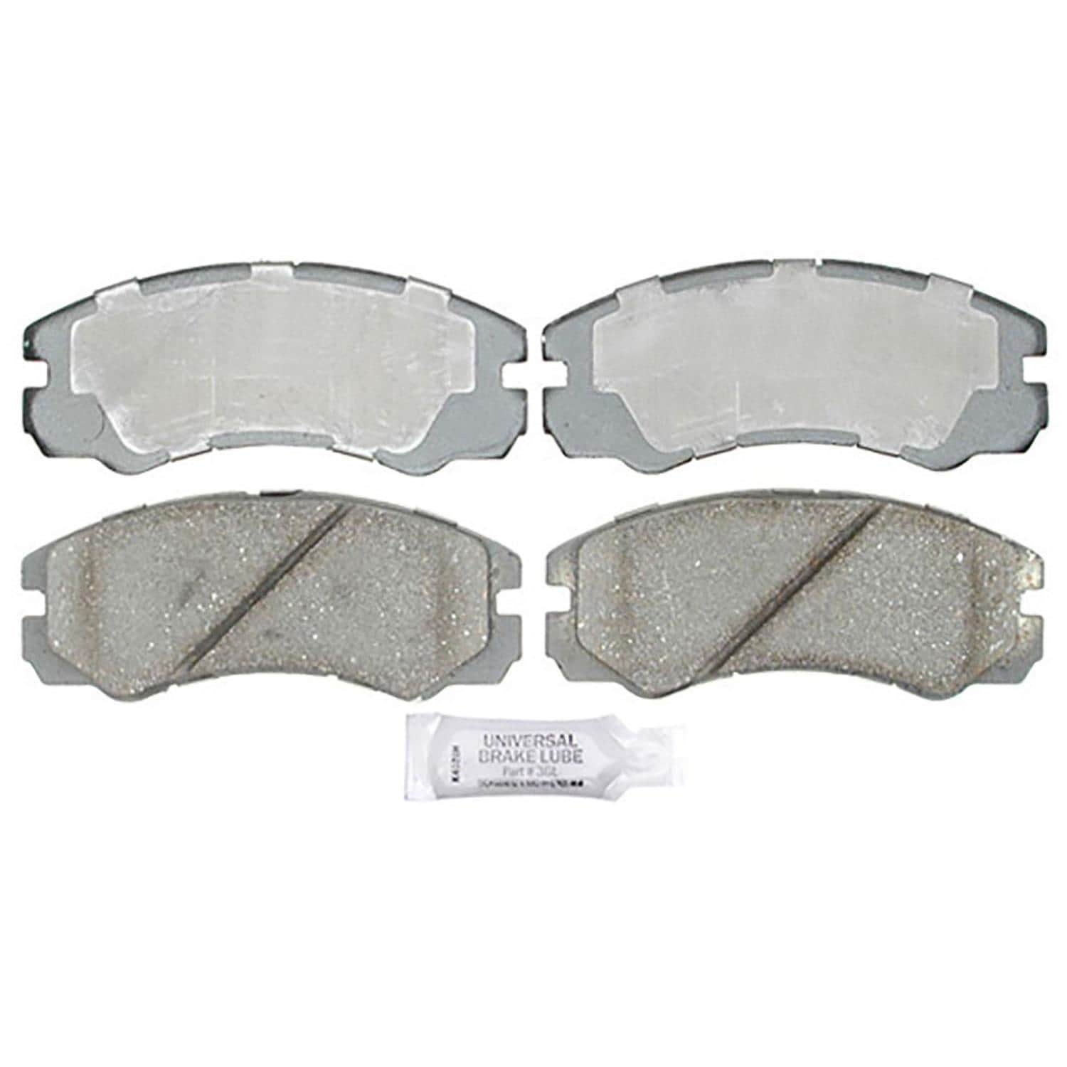 Silver Ceramic Disc Brake Pad Set 14D579CH