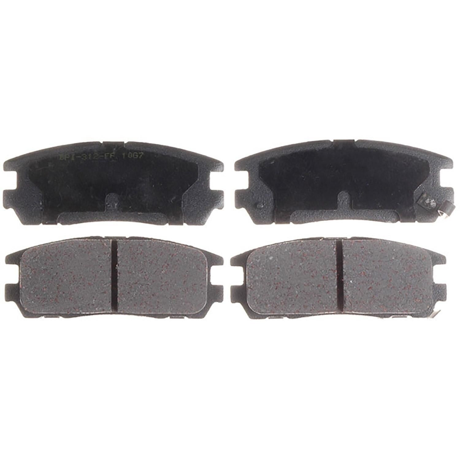 Silver Ceramic Disc Brake Pad Set 14D580CH