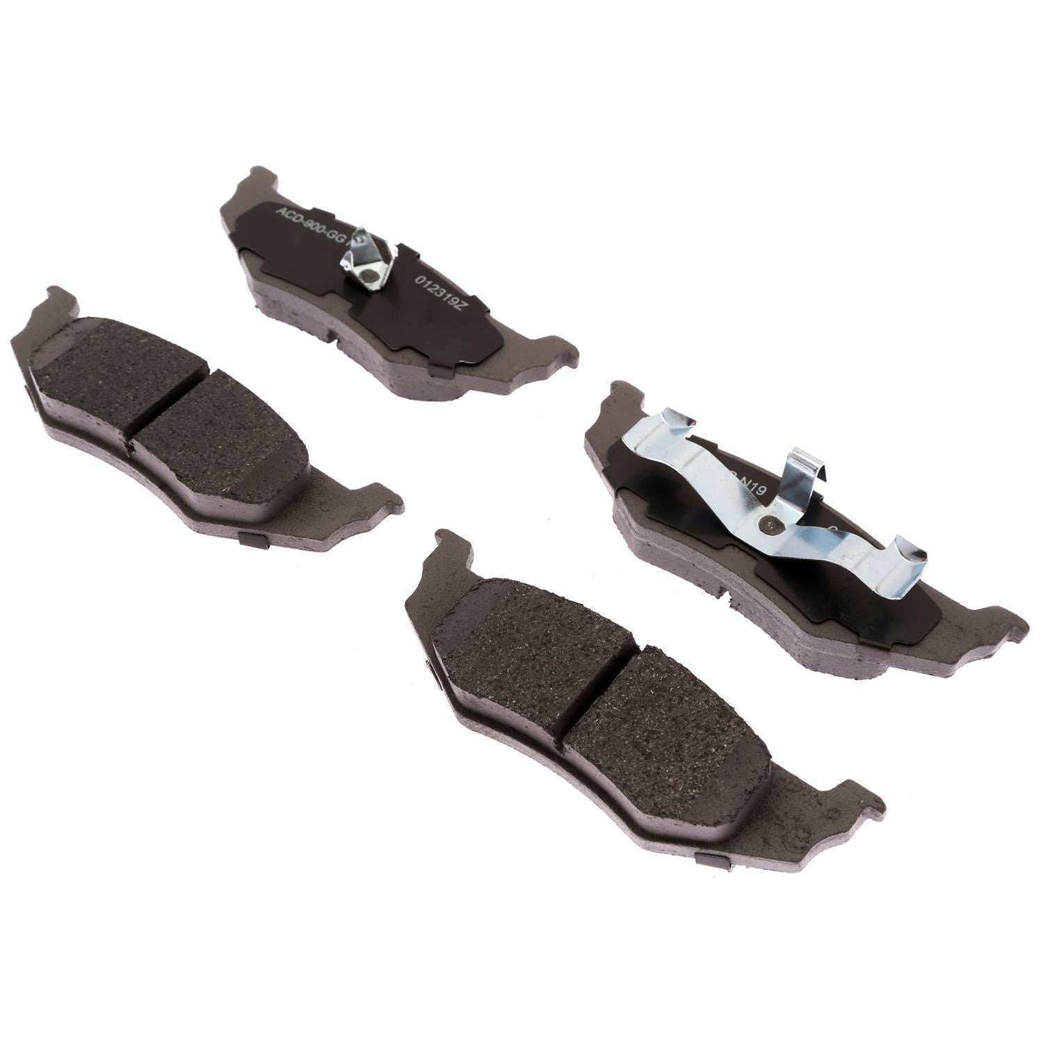 Silver Ceramic Disc Brake Pad Set 14D641CF1