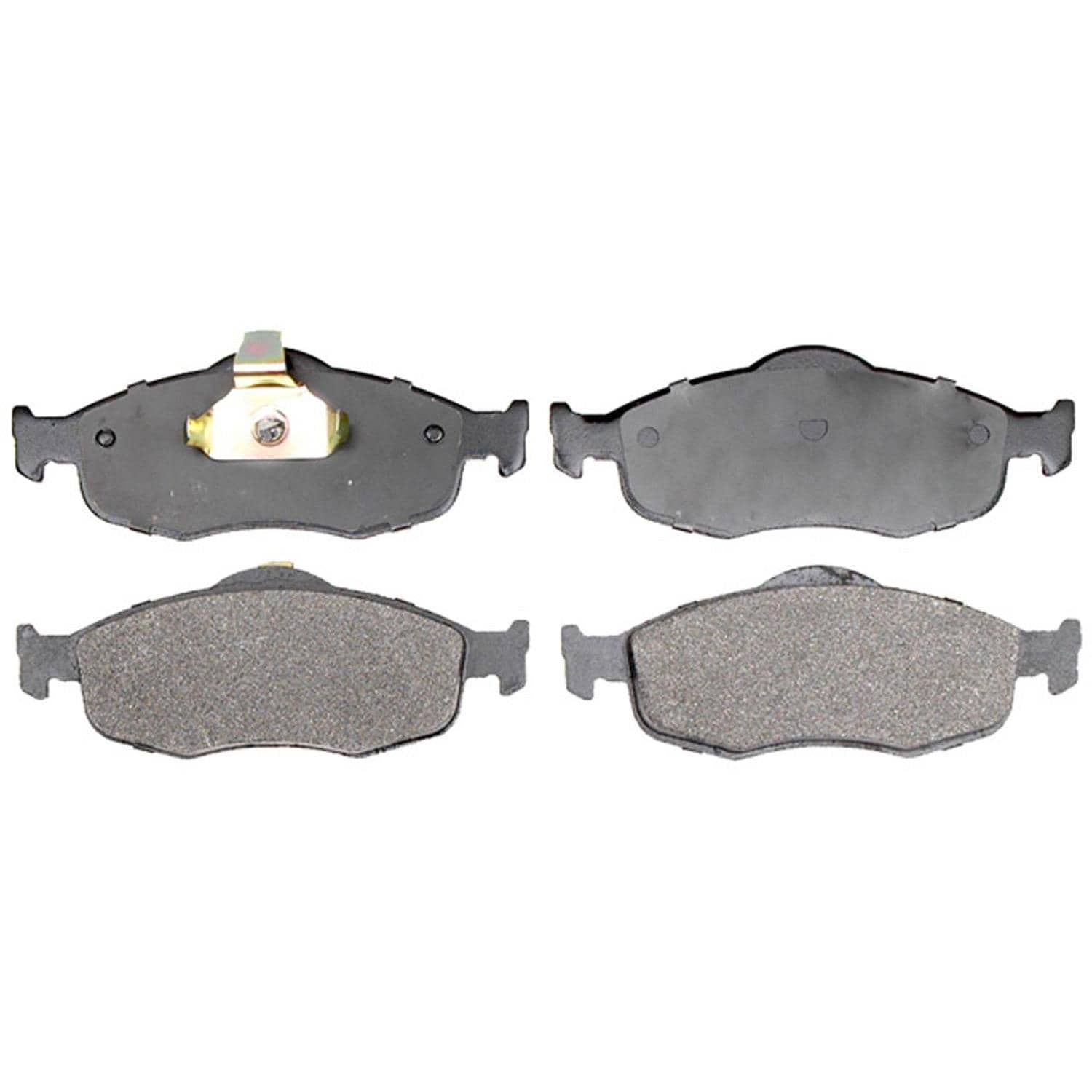 Silver Semi-Metallic Disc Brake Pad Set 14D648M