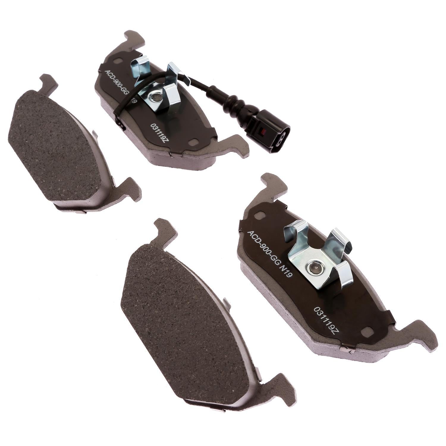 Silver Ceramic Disc Brake Pad Set 14D768ACF1