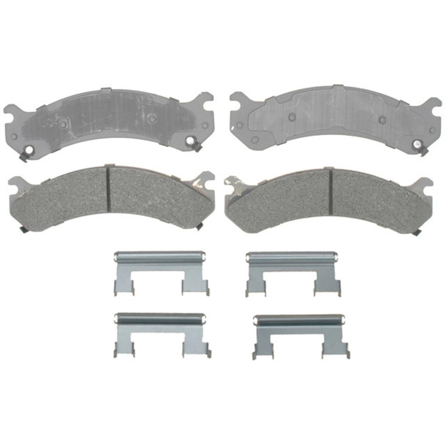 Silver Semi-Metallic Disc Brake Pad Set 14D784MH