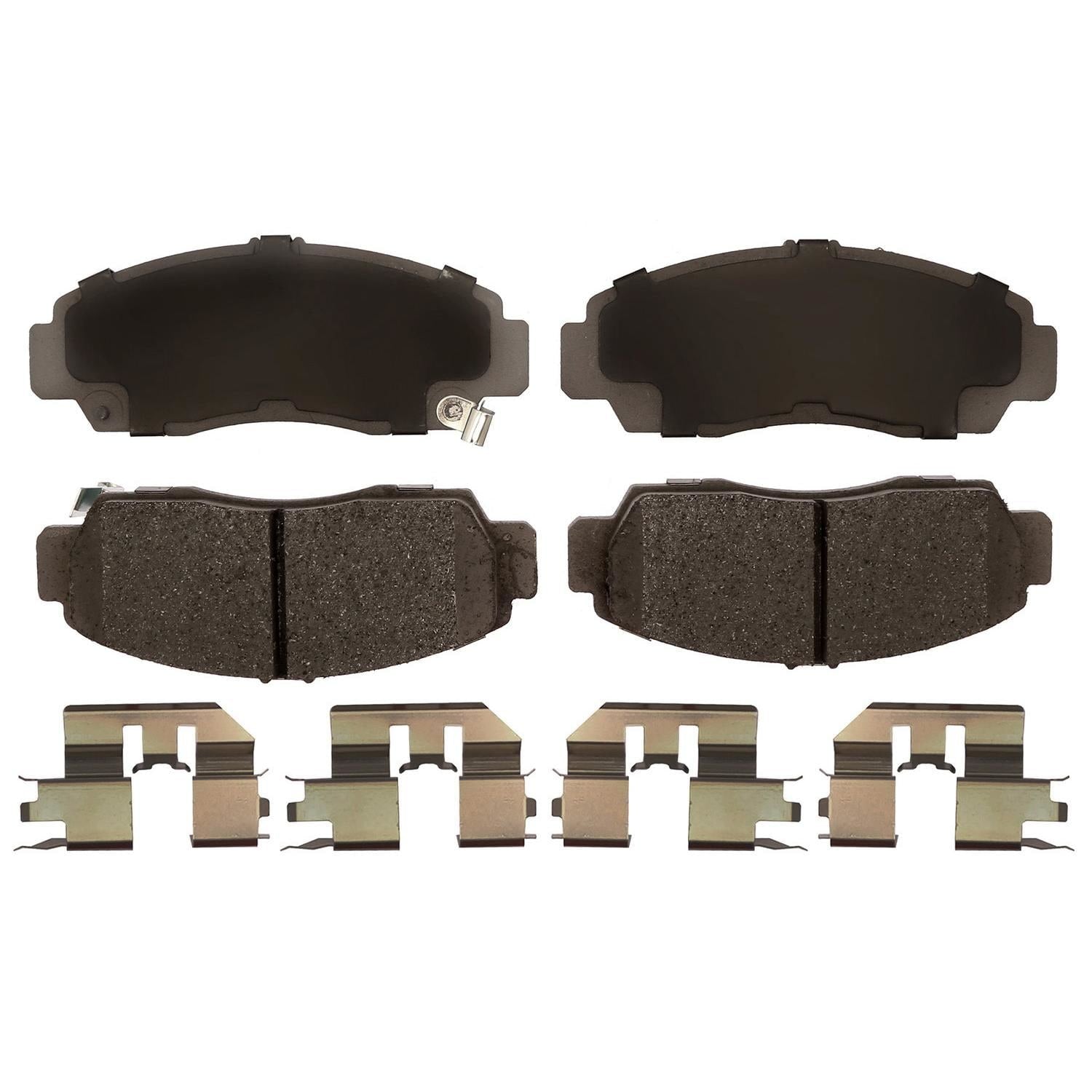 Silver Ceramic Disc Brake Pad Set 14D787CHF1