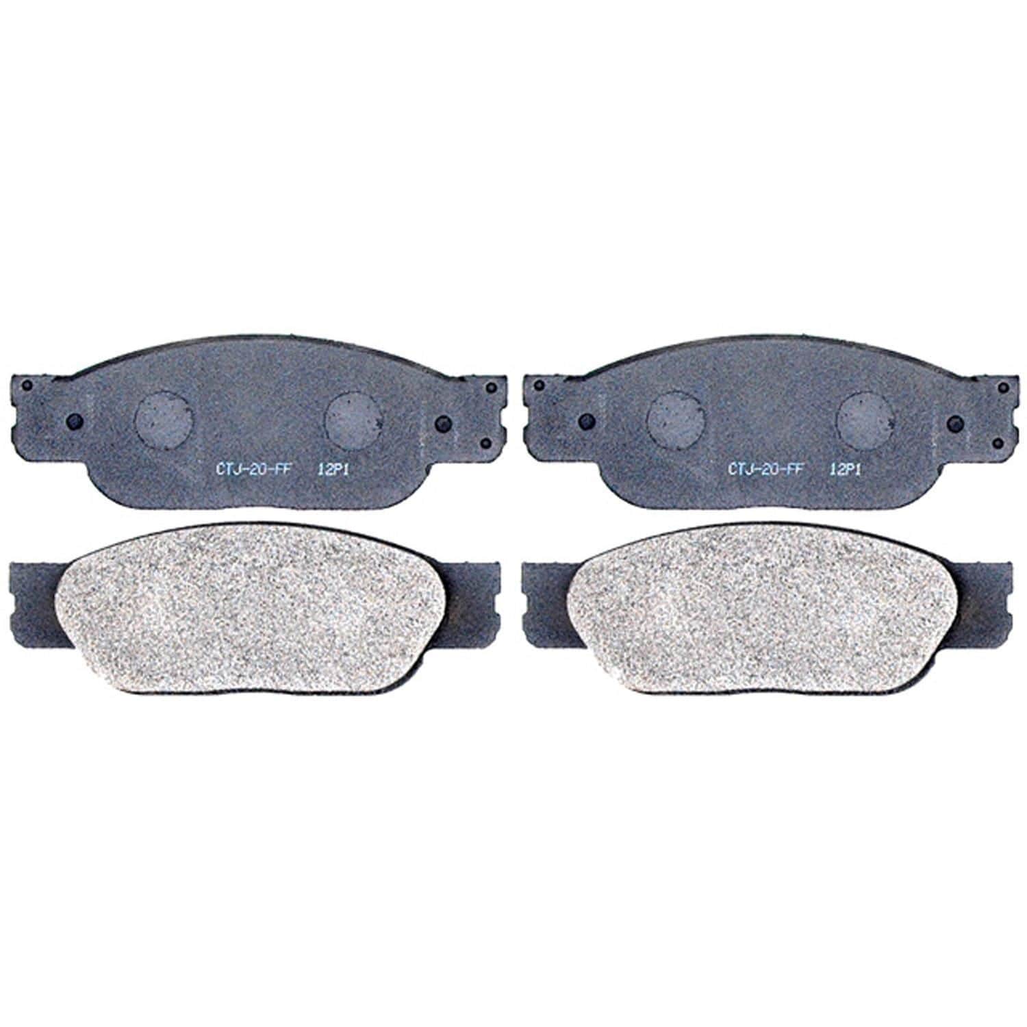 Silver Ceramic Disc Brake Pad Set 14D805CH