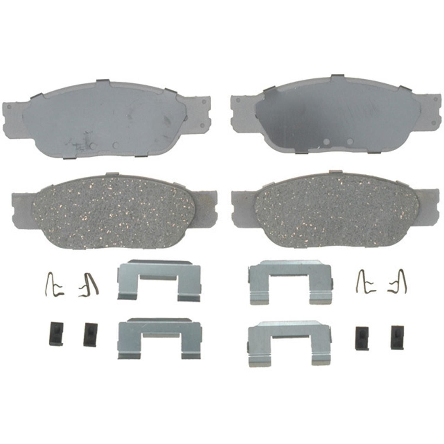 Silver Ceramic Disc Brake Pad Set 14D805CH