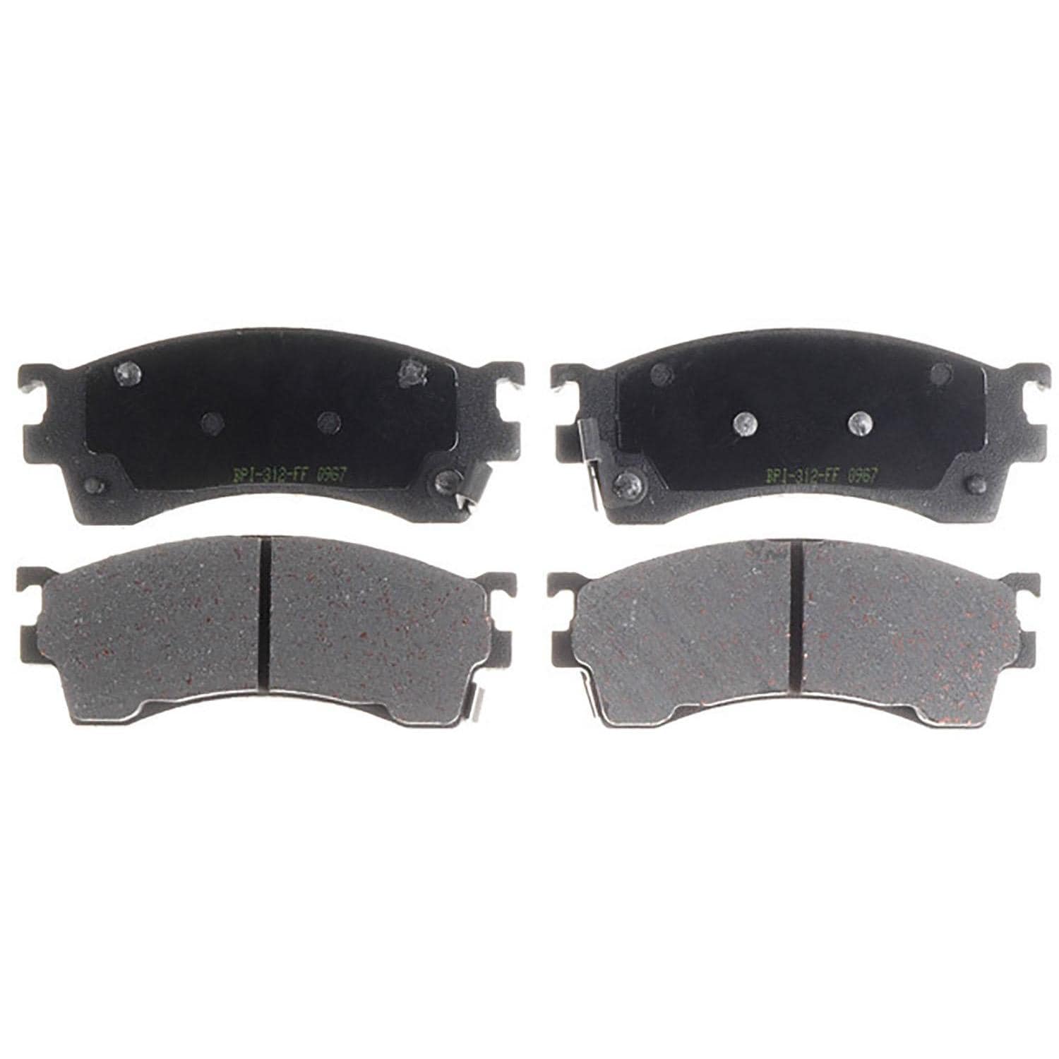 Silver Ceramic Disc Brake Pad Set 14D813CH