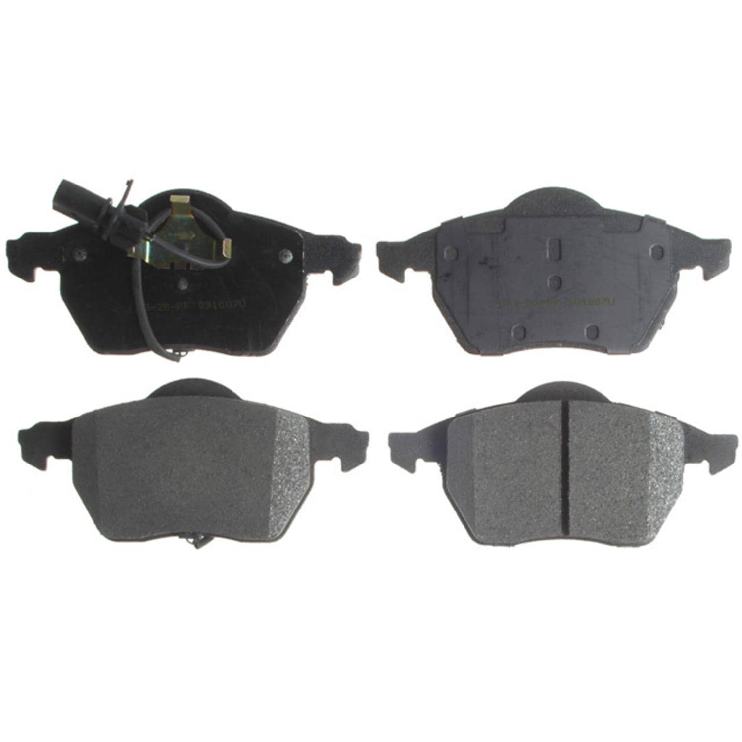 Silver Semi-Metallic Disc Brake Pad Set 14D840M
