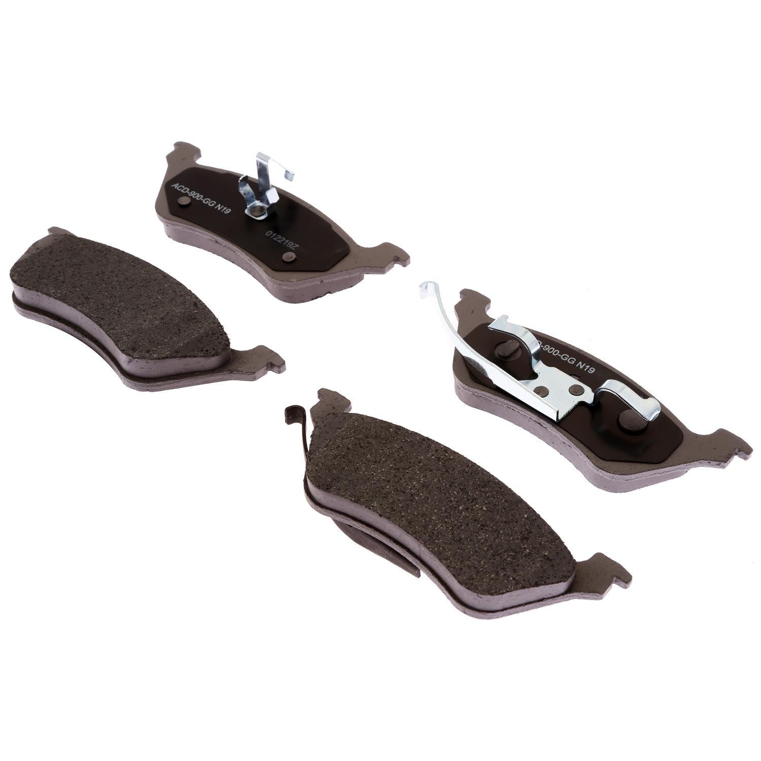 Silver Ceramic Disc Brake Pad Set 14D858CF1
