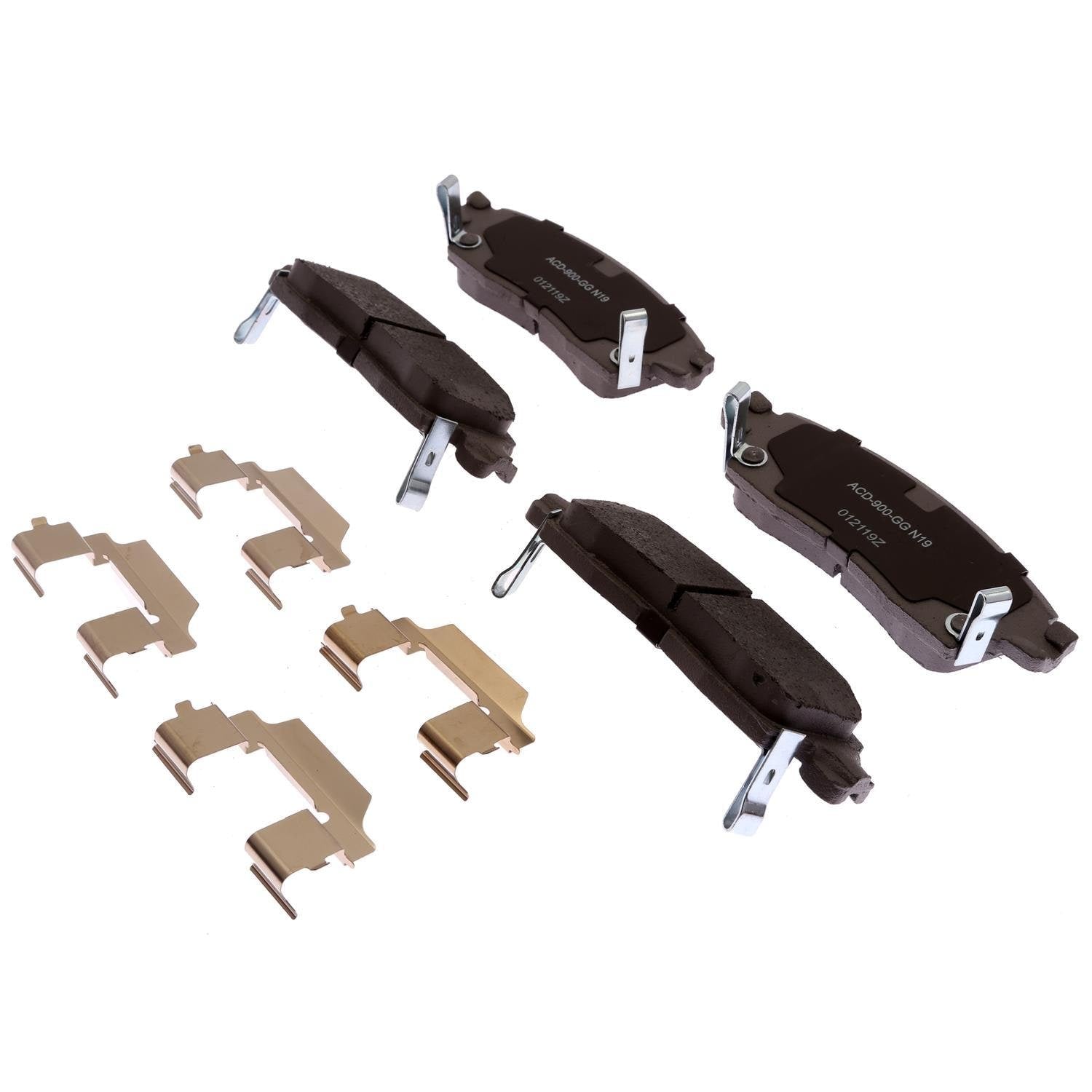Silver Ceramic Disc Brake Pad Set 14D883CHF1