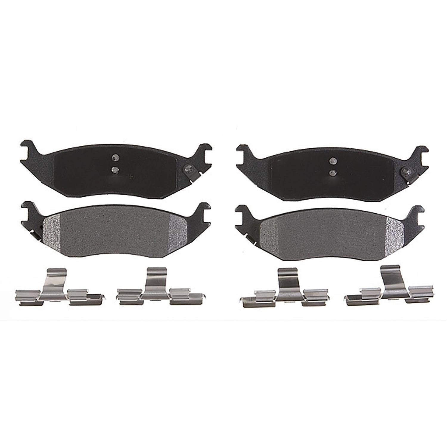 Silver Ceramic Disc Brake Pad Set 14D898CH