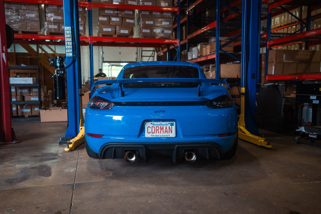 Valvetronic Valved Sport Exhaust System for Porsche 718 GT4 / Boxster Spyder