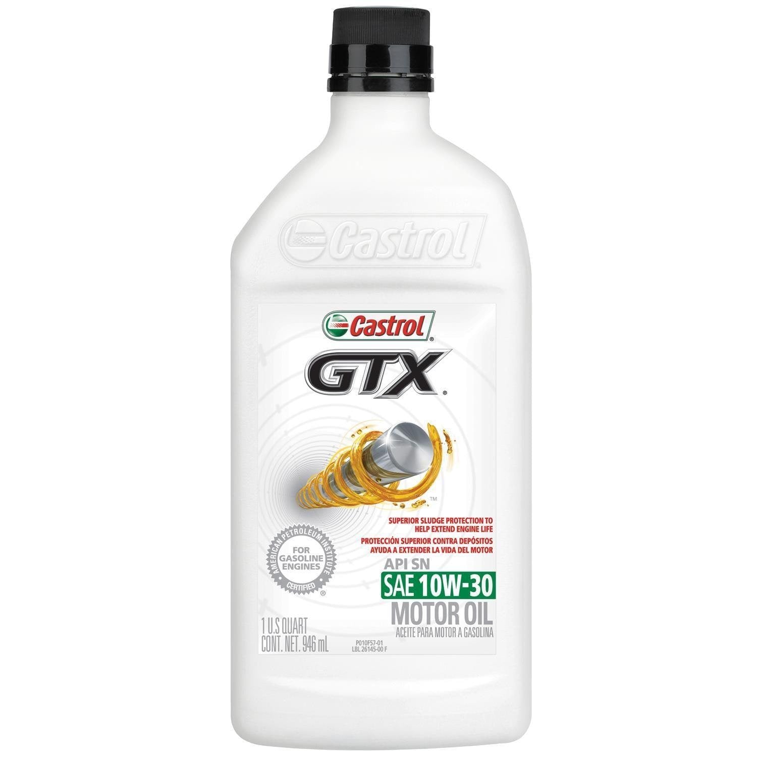 Castrol GTX Conventional Engine Oil 10W-30 1 Quart