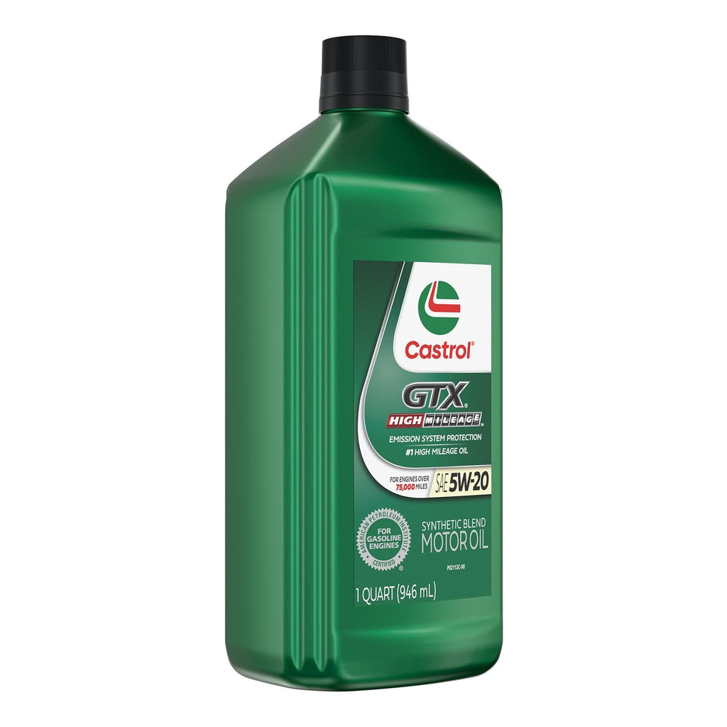 Castrol GTX High Mileage Synthetic Blend Engine Oil 5W-20 1 Quart