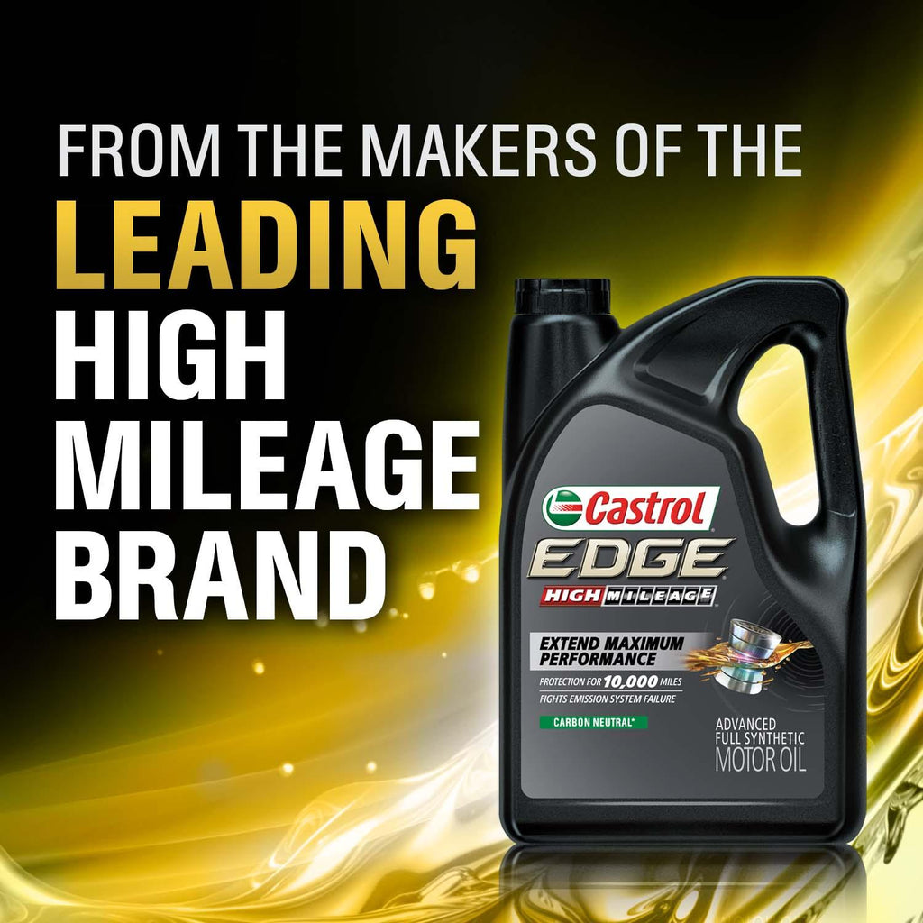 Castrol EDGE High Mileage Full Synthetic Engine Oil 5W-30 1 Quart
