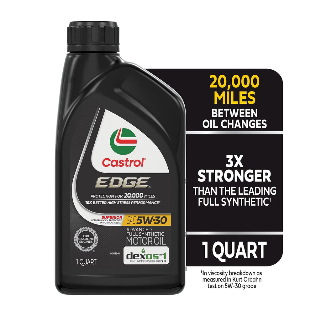 Castrol EDGE Full Synthetic Engine Oil 5W-30 1 Quart