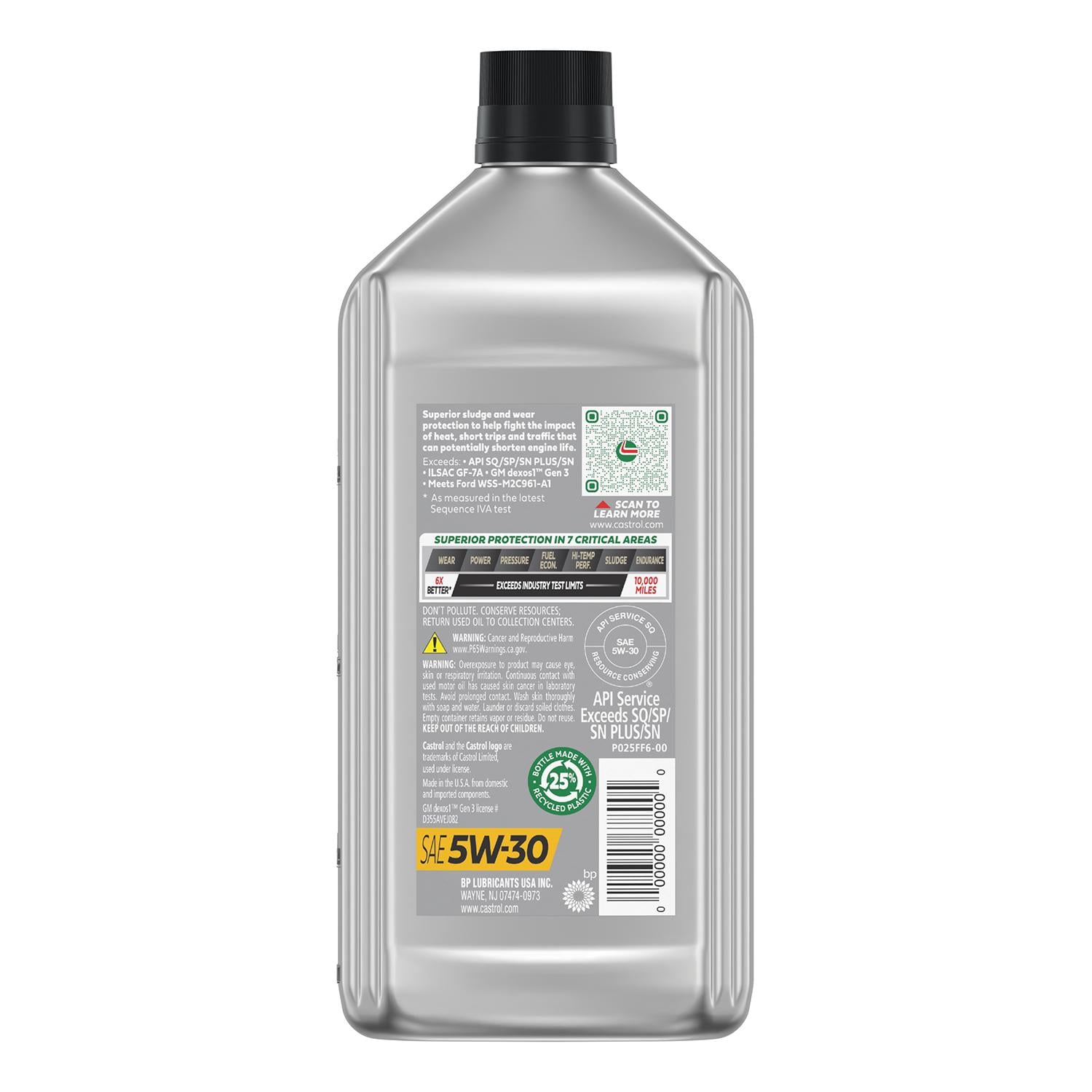 Castrol GTX Full Synthetic Engine Oil 5W-30 1 Quart