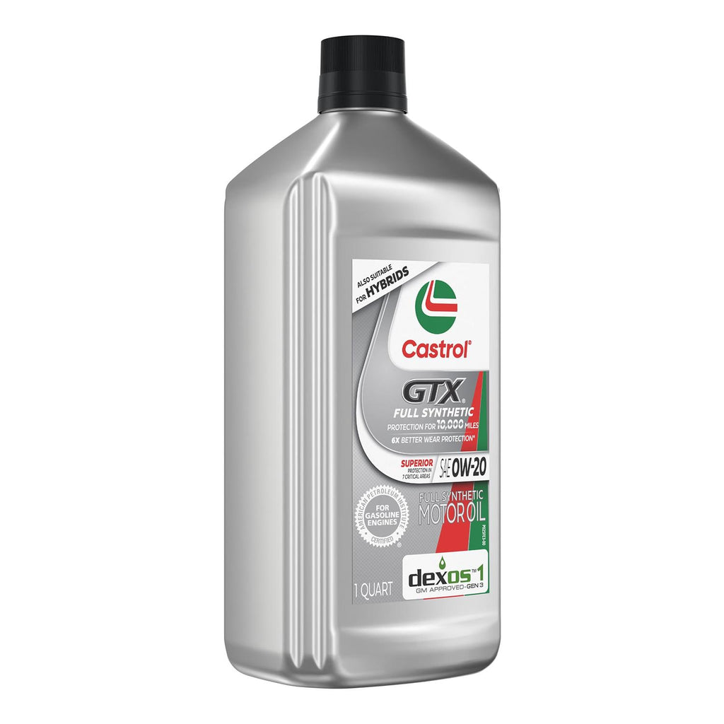 Castrol GTX Full Synthetic Engine Oil 0W-20 1 Quart