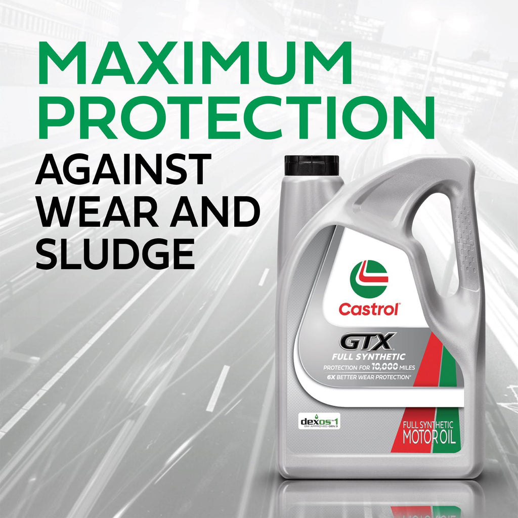 Castrol GTX Full Synthetic Engine Oil 0W-20 1 Quart