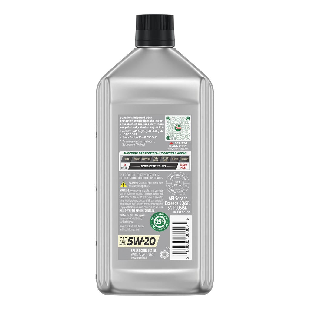 Castrol GTX Full Synthetic Engine Oil 5W-20 1 Quart