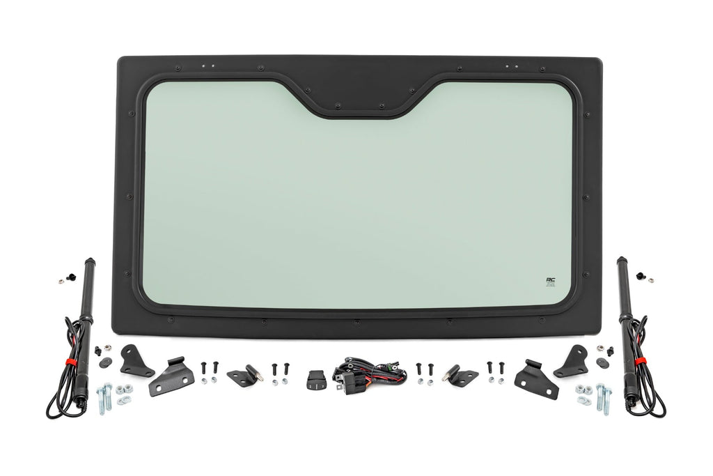 Electric Tilt Windshield | Glass | Formed Frame | Polaris Ranger XP 1000