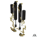 RockSport BLACK, 2.5"/3.5" JL Wrangler & JT Gladiator Reservoir Shocks, Front, Pair