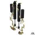 RockSport BLACK, 4.5"/5.5" JL Wrangler & JT Gladiator Reservoir Shocks, Front, Pair