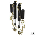 RockSport BLACK, 2.5"/3.5" JT Gladiator Mojave Reservoir Shocks, Front, Pair