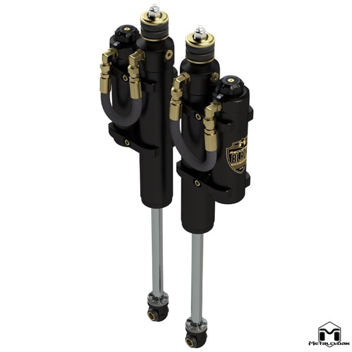RockSport BLACK, 4.5" Ram 2500 Adjustable Reservoir Shocks, Front, Pair, (2014 - Current)