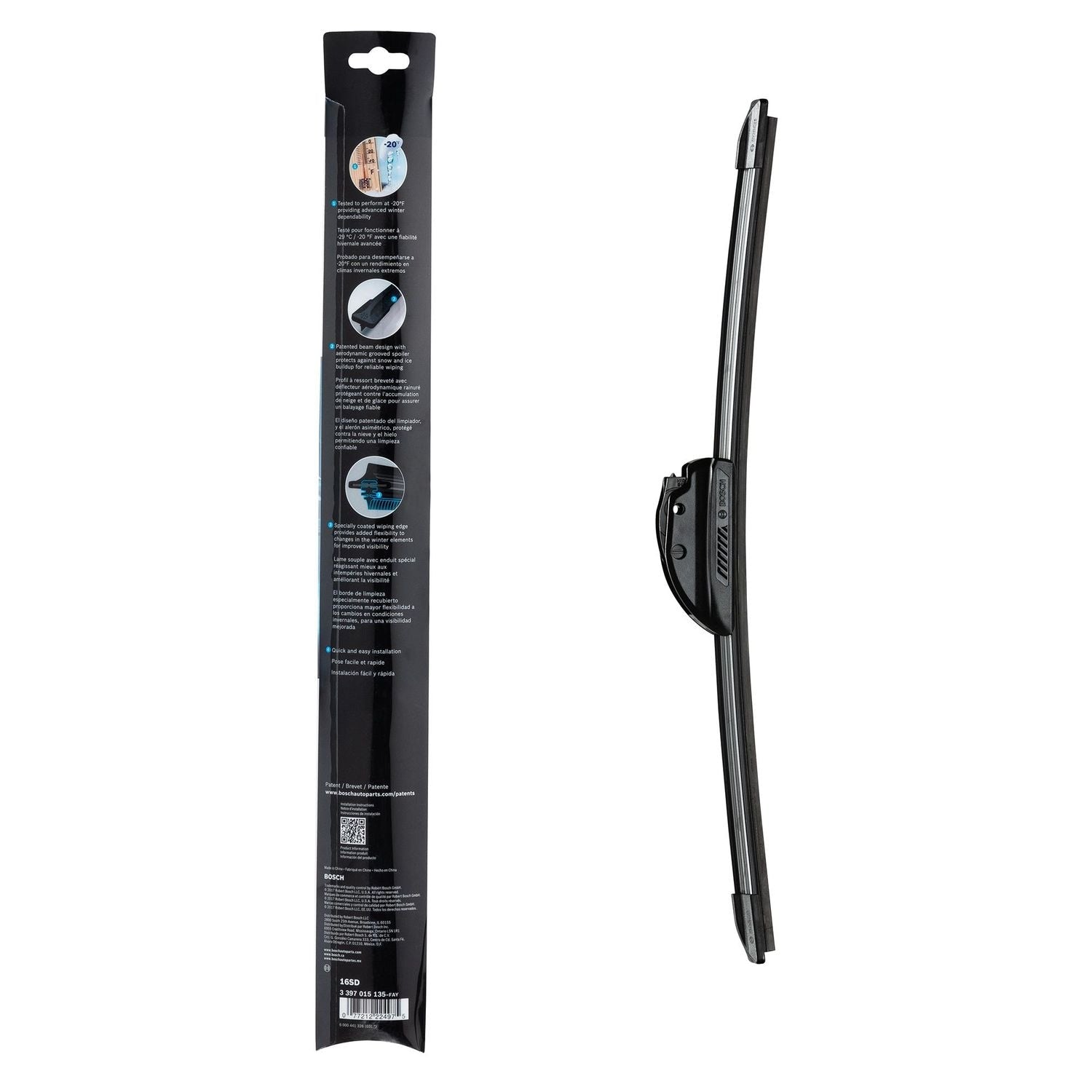 Bosch Snow Driver 16in Wiper Blade 16SD