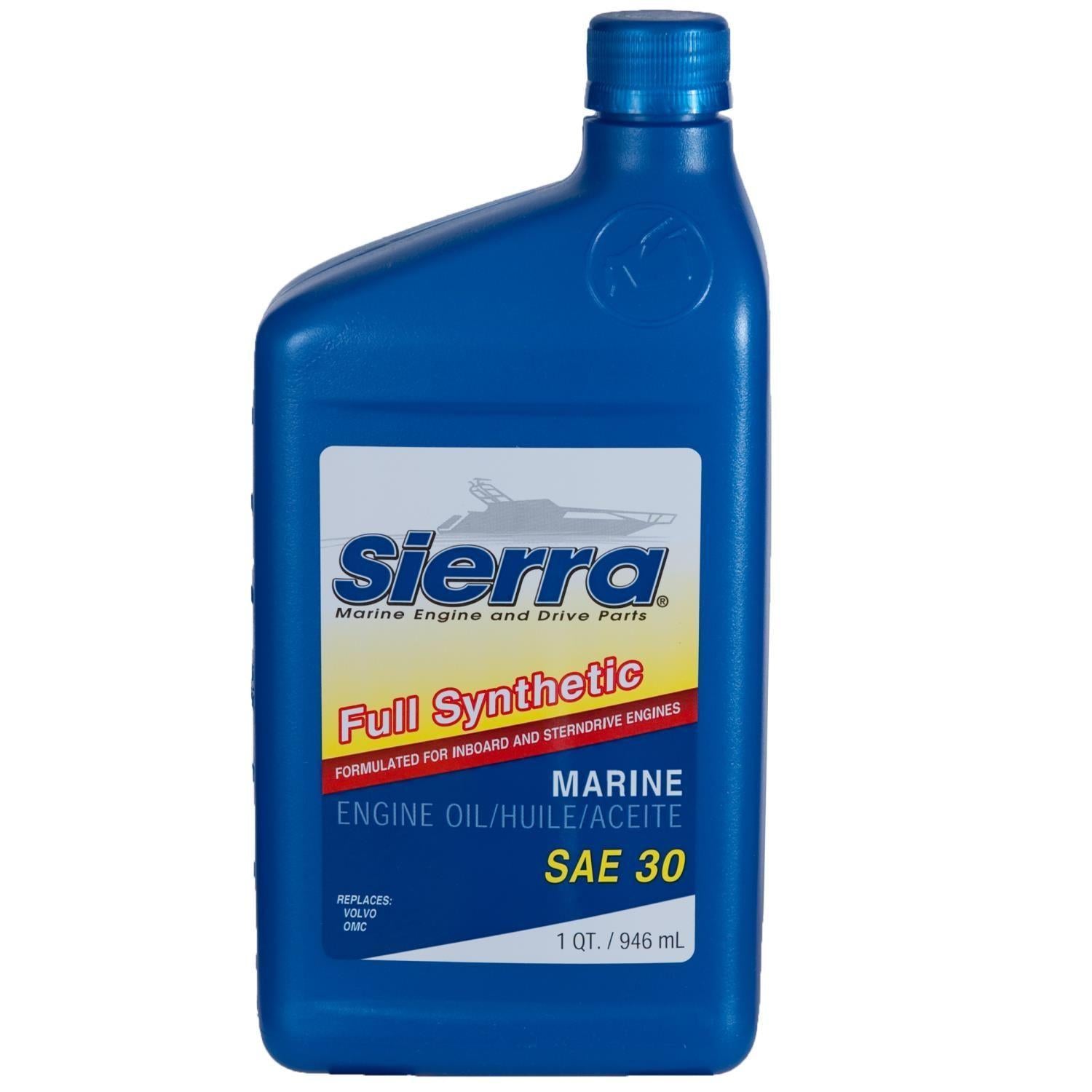 Sierra Marine Full Synthetic ND-30W Engine Oil 1 Quart