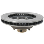 Silver Disc Brake Rotor and Hub Assembly 18A1344A